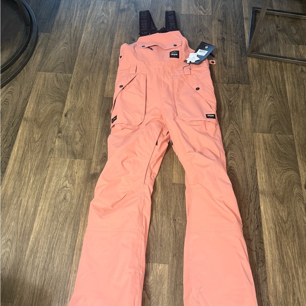 DOPE Snow Pink Snow Bibs